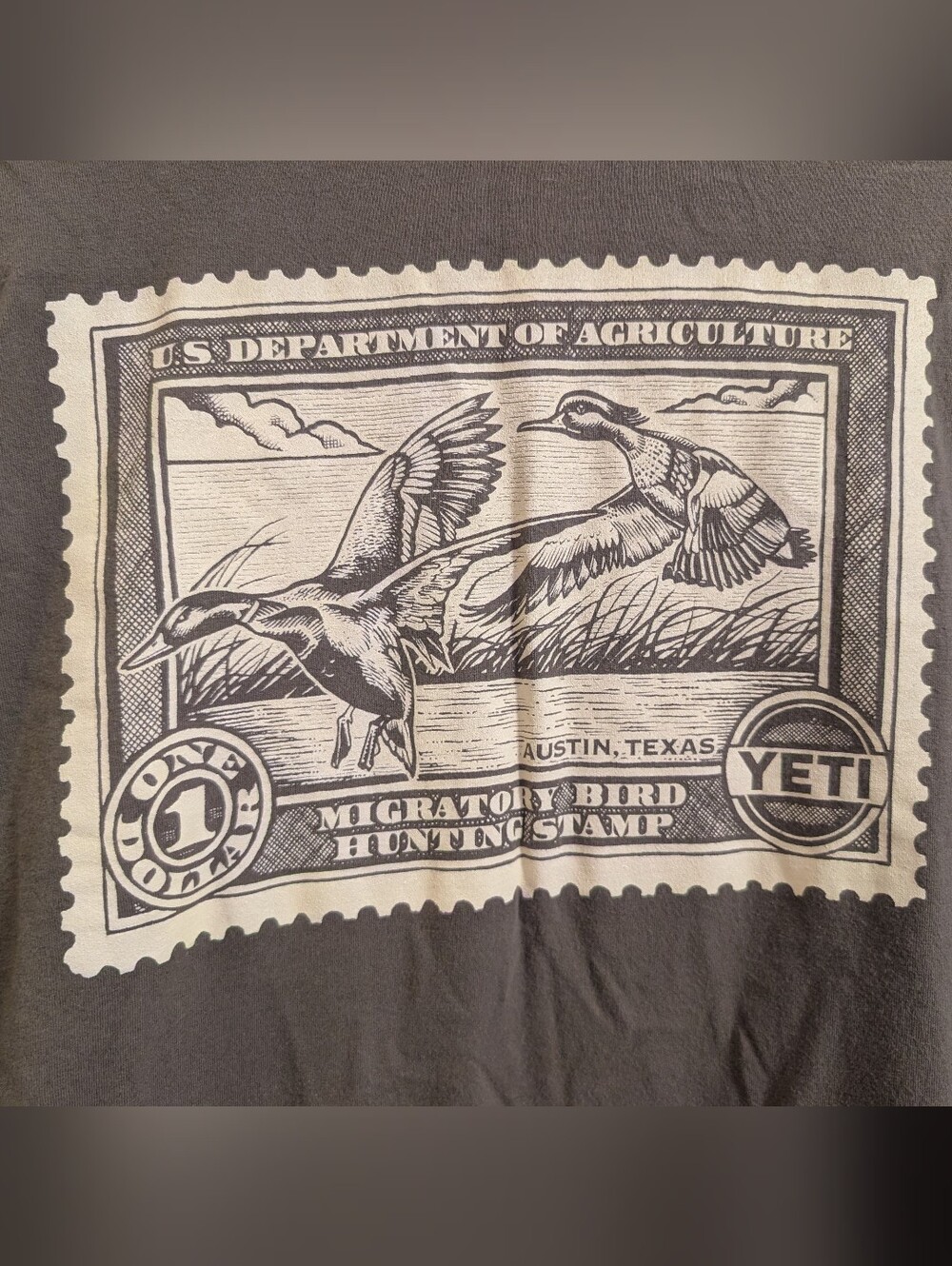 Yeti Duck Stamp T Shirt New Men’s Long Sleeve Sz Large From 2021 Hunting Outdoor